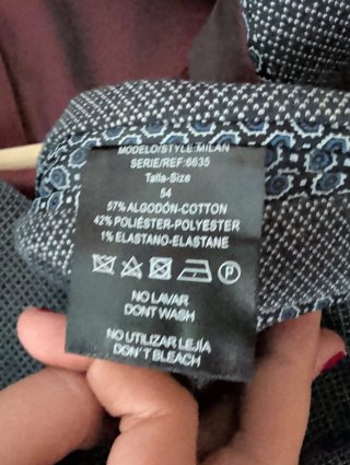 Chaqueta gris hombre Emblems