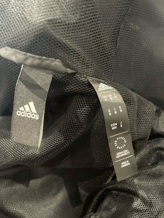 Chaqueta Cortavientos Adidas Negra Talla M