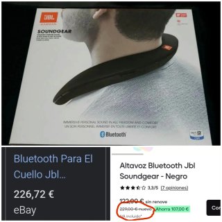 Altavoz "diseño" JBL Soundgear