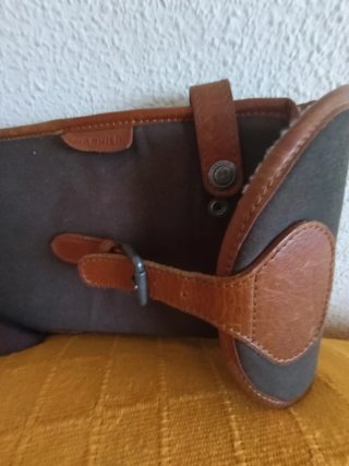 Funda Escopeta Härkila Cuero y Lona Premium