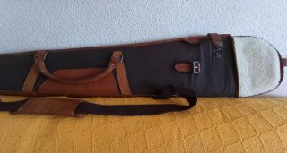 Funda Escopeta Härkila Cuero y Lona Premium