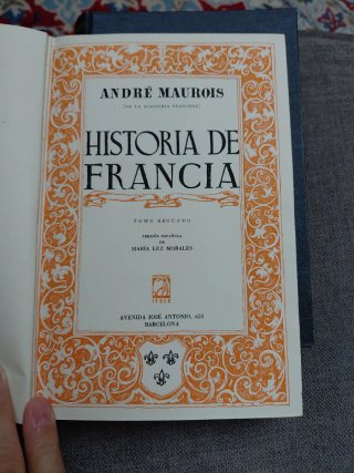 Historia de Francia en dos volúmenes