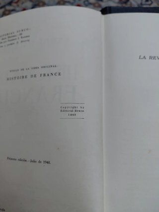 Historia de Francia en dos volúmenes