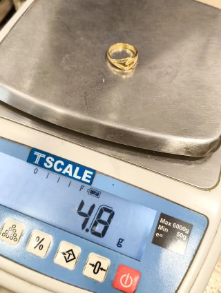 Anillo Oro 18kt Ovales Calados