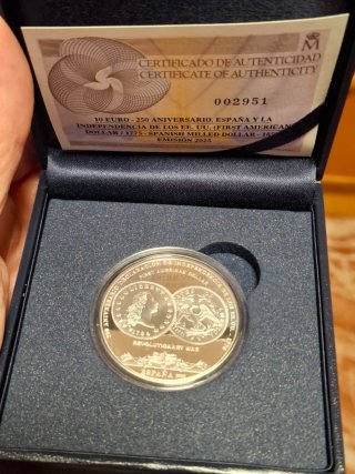 Moneda 10 Euros Plata España 2025