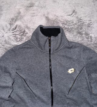 Chaqueta deportiva retro Lotto gris Talla S mujer