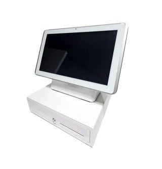 TPV táctil blanco con caja - i3, 8GB RAM, 120GB