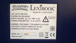 Monitor CD Spiderman Lexibook