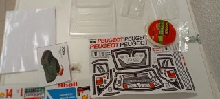 Carrocería Peugeot 205 T16 Rally Transparente