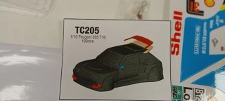 Carrocería Peugeot 205 T16 Rally Transparente