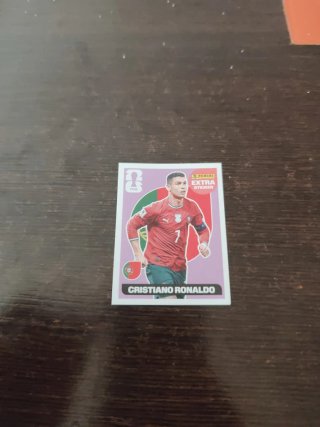 Cromos Cristiano Ronaldo Extra Sticker Morado