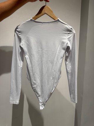Body manica lunga Zara bianco