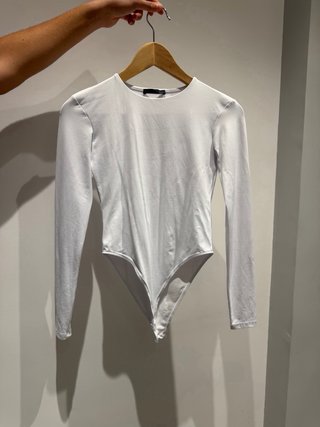 Body manica lunga Zara bianco