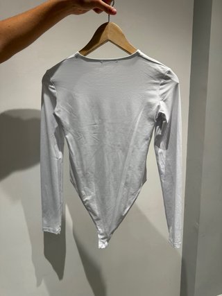 Body manica lunga Zara bianco