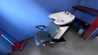 Lavacabezas y Sillón Azul