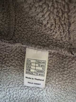 Cortavientos Quechua Neopreno Gris,talla 10años