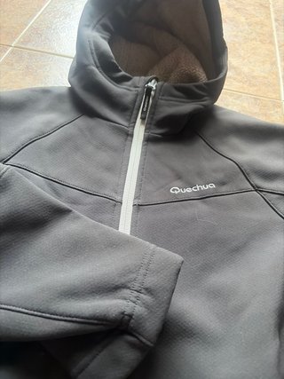 Cortavientos Quechua Neopreno Gris,talla 10años