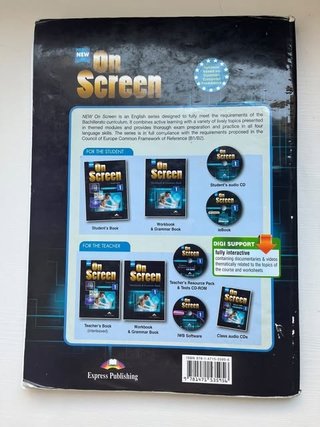 Libro Inglés 1o Bachillerato - New On Screen 1 (St