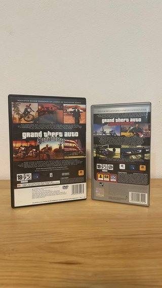 Pack GTA San Andreas PS2 +Liberty City Stories PSP