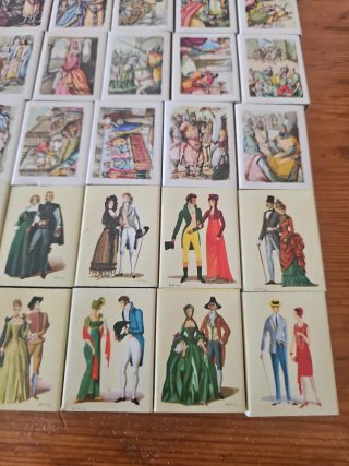 Lotto di 30 scatole di fiammiferi d'epoca 1950-60