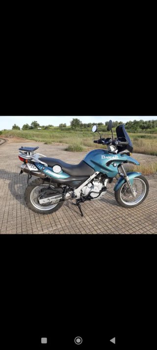 BMW F650GS Dakar Verde/Plata