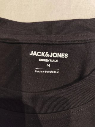 Camiseta Jack & Jones oversize negra M