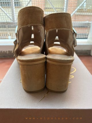 Sandalias Alpe tacón ante hebillas