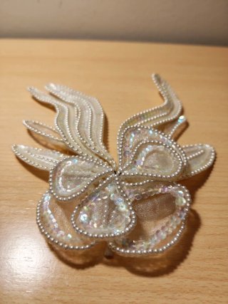 Tocado Novia Vintage Perlas y Lentejuelas