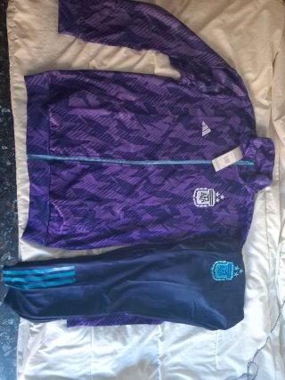 Chándal Adidas Adulto Morado y Azul