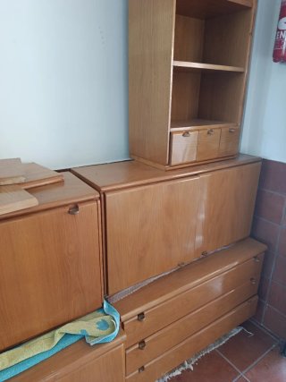 Muebles de salón modulares de madera