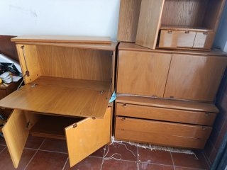 Muebles de salón modulares de madera