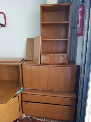 Muebles de salón modulares de madera