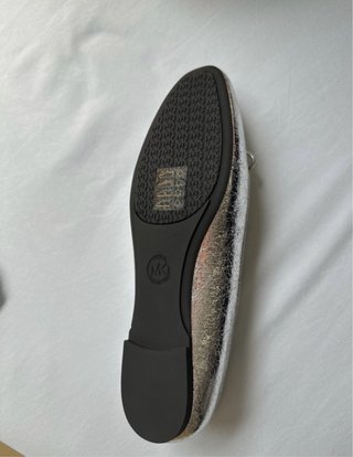 Manoletinas Michael Kors plateadas