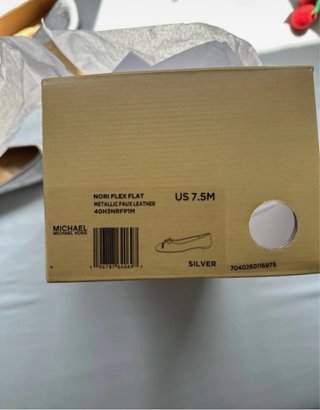 Manoletinas Michael Kors plateadas