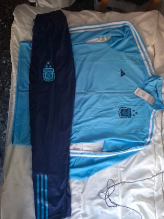Chándal Adidas Adulto Azul y Blanco