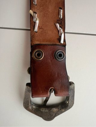 Cintura El Charro vintage anni 80 cuoio