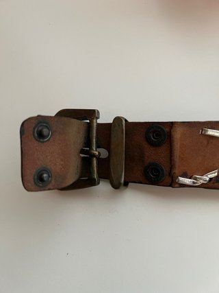 Cintura El Charro vintage anni 80 cuoio