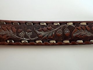 Cintura El Charro vintage anni 80 cuoio