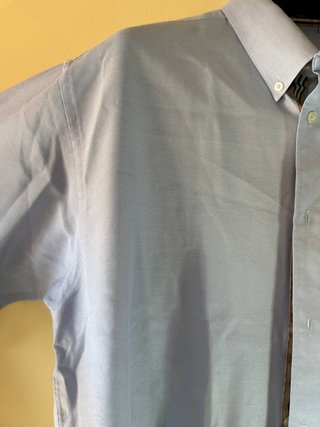 Camicia da Uomo Burberry Azzurra a Maniche Lunghe
