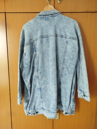 Chaqueta tejana oversize