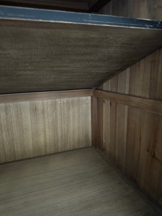 Aparador madera negra BEPUREHOME envejecido