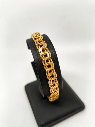 Pulsera Oro 18kt Cadena Hungarina 21cm