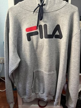 Sudadera Fila Gris Logo