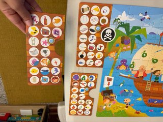 Puzzle Apli Kids Barco Pirata 104 piezas