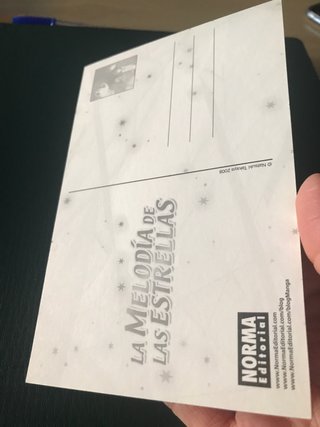 Postal Manga La Melodía de las Estrellas 1