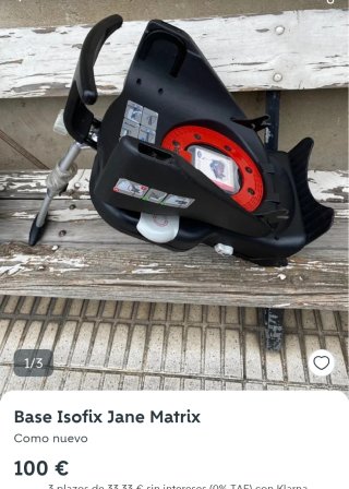 Carro Jane Matrix, cuco y base isofix giratorio