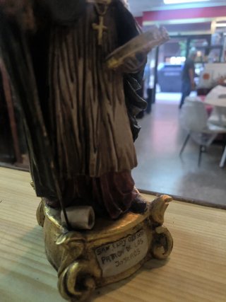 Figura policromada Manuel Jurado