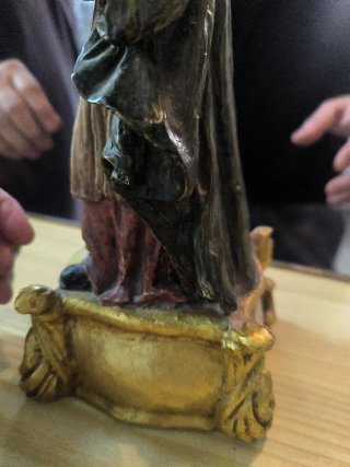 Figura policromada Manuel Jurado