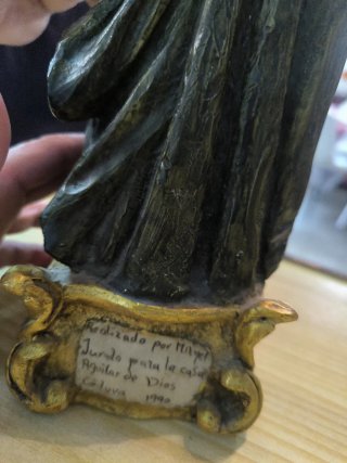 Figura policromada Manuel Jurado