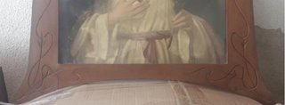 Cuadro Virgen Sagrado Corazón de María PPos. s.XX